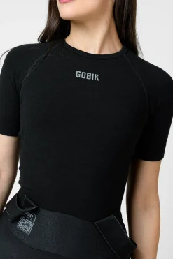 Mtb | Camisetas Interiores>GOBIK CAMISETA INTERIOR MANGA CORTA WINTER MERINO MUJER COAL