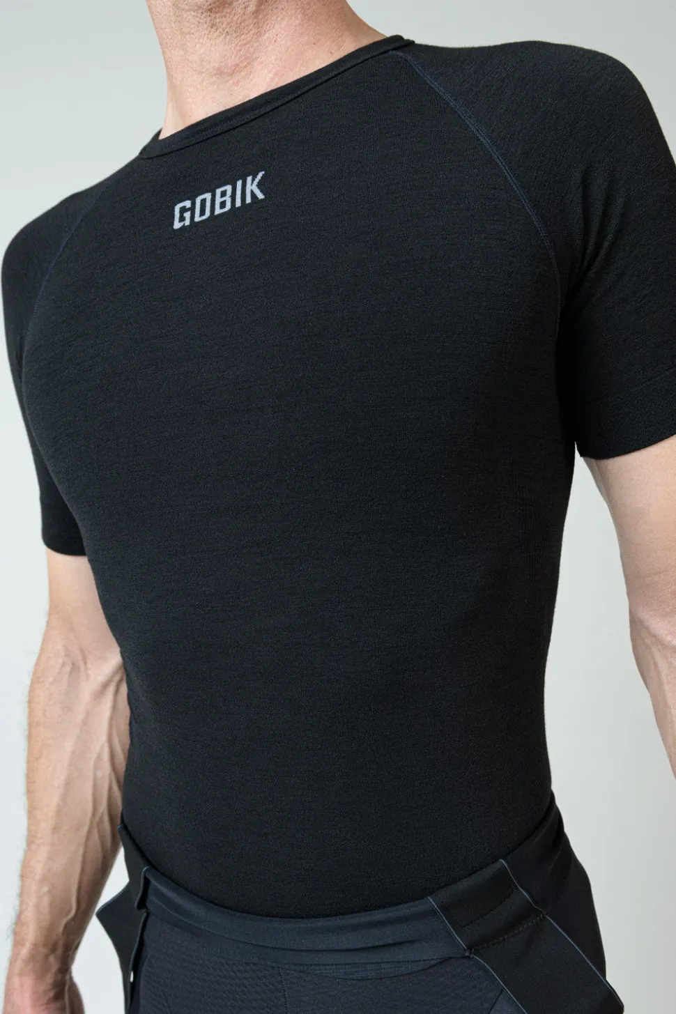Mtb | Camisetas Interiores>GOBIK CAMISETA INTERIOR MANGA CORTA WINTER MERINO HOMBRE COAL