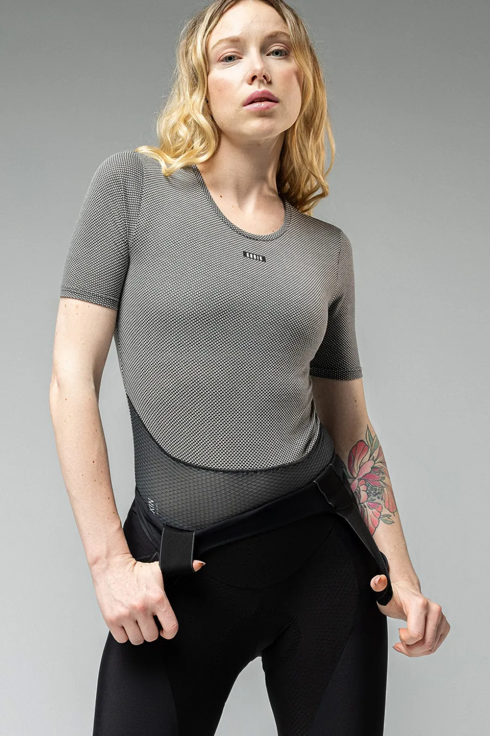 Indoor | Mtb>GOBIK CAMISETA INTERIOR MANGA CORTA CELL SKIN MUJER Greyblack