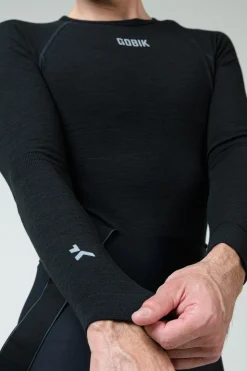 Mtb | Camisetas Interiores>GOBIK CAMISETA INTERIOR MANGA LARGA WINTER MERINO HOMBRE COAL