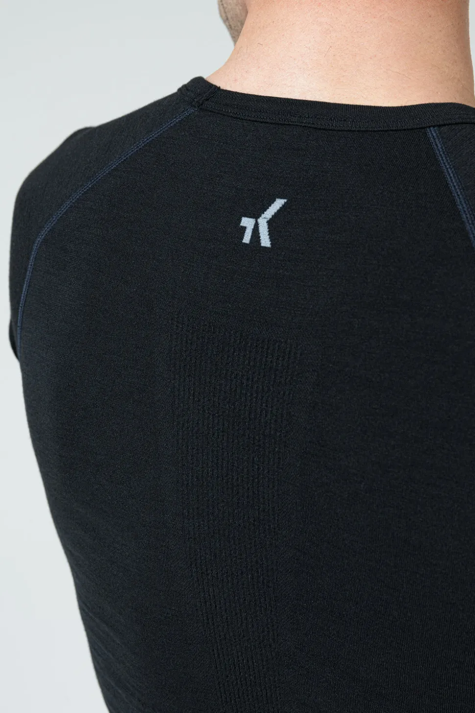Mtb | Camisetas Interiores>GOBIK CAMISETA INTERIOR MANGA LARGA WINTER MERINO HOMBRE COAL