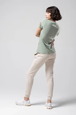 Lifestyle | Camisetas>GOBIK CAMISETA MANGA CORTA ALGODON REST MUJER ICEBERG GREEN IcebergGreen