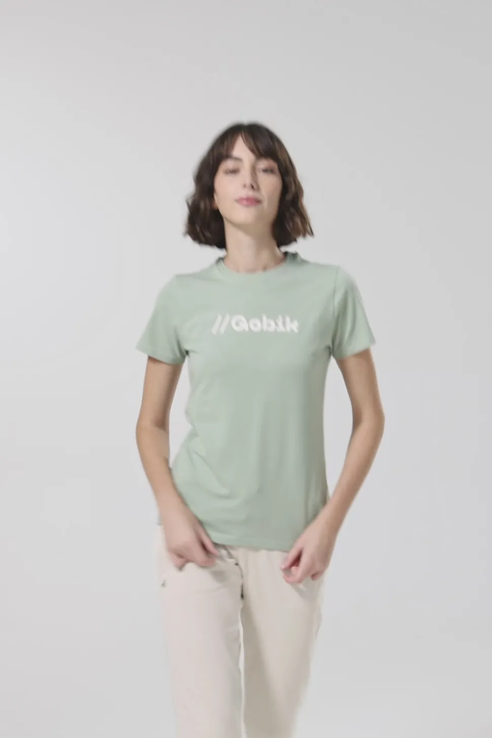 Lifestyle | Camisetas>GOBIK CAMISETA MANGA CORTA ALGODON REST MUJER ICEBERG GREEN IcebergGreen