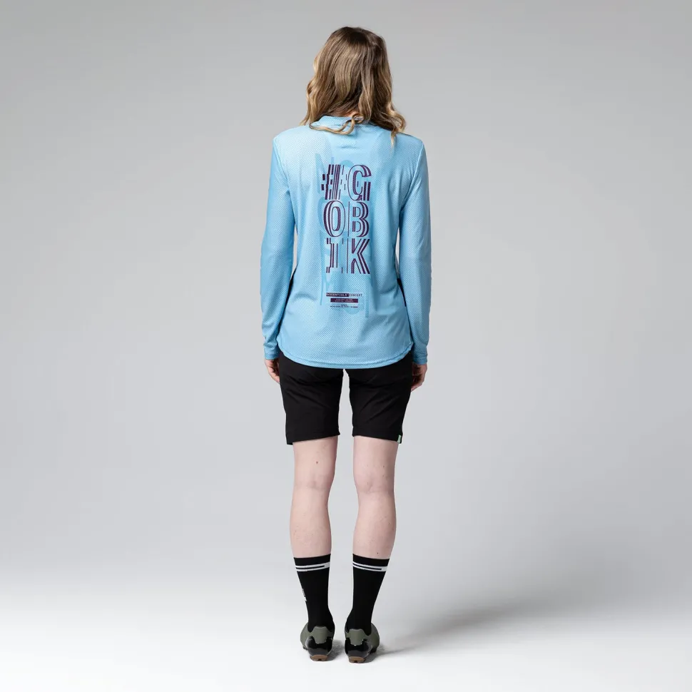 Camisetas>GOBIK CAMISETA MANGA LARGA TERRAIN MUJER GRAY MIST