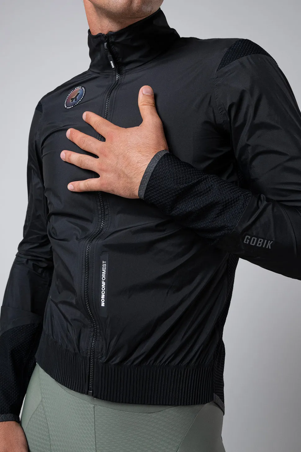 Ebike | Gravel>GOBIK CHAQUETA IMPERMEABLE EXO 2.0 UNISEX ROYAL BLACK