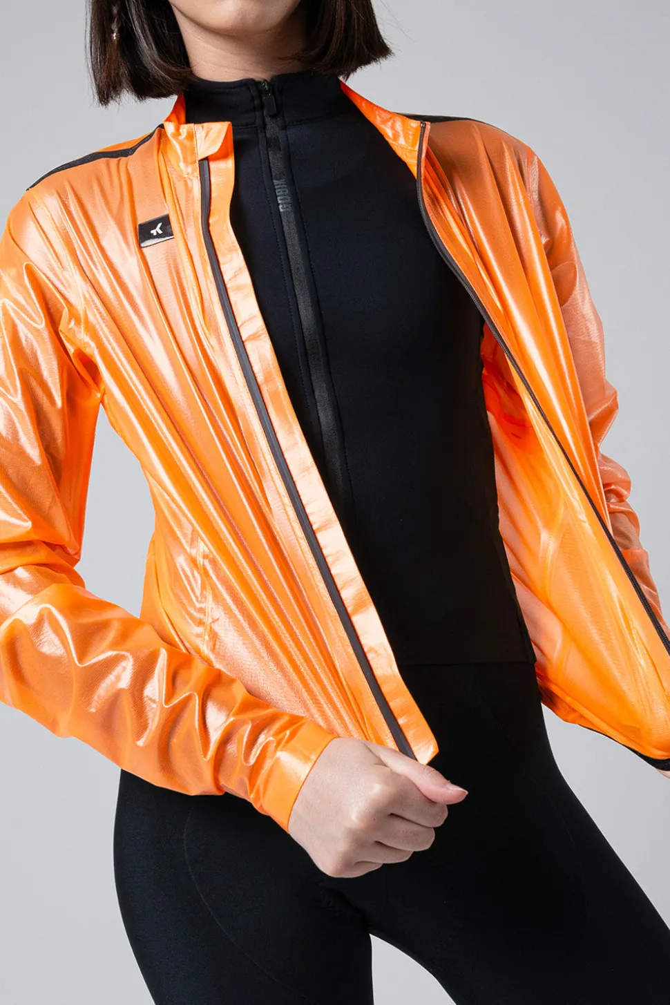 Ebike | Gravel>GOBIK CHAQUETA LIGERA IMPERMEABLE PLUVIA 2.0 UNISEX BLAZING ORANGE BlazingOrange