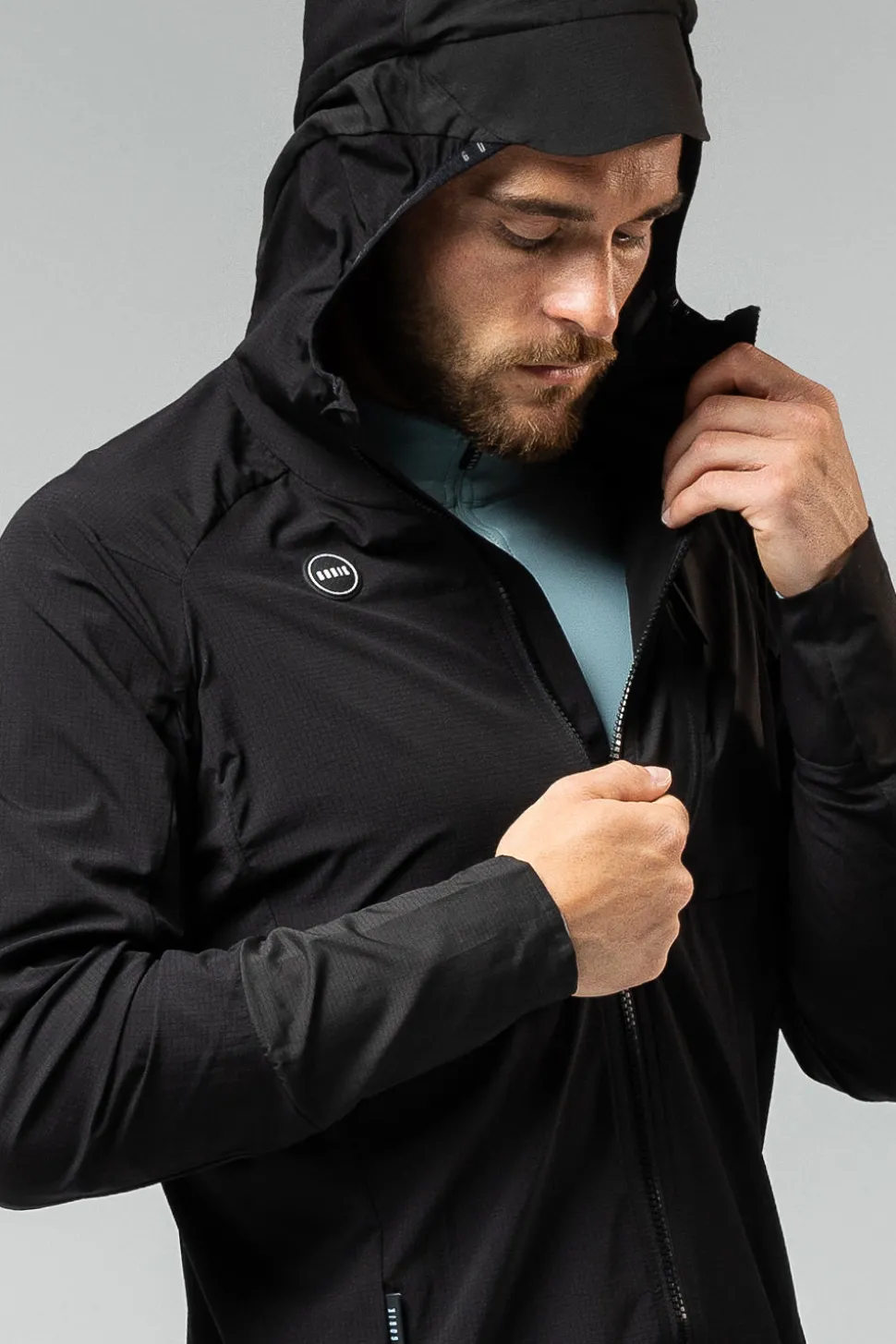 Chaquetas>GOBIK CHAQUETA LIGERA UNBEAT HOMBRE ROYAL BLACK