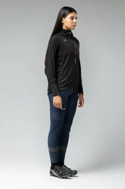 Chaquetas>GOBIK CHAQUETA LIGERA UNBEAT MUJER ROYAL BLACK
