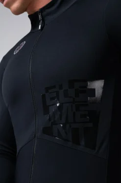 Ebike | Mtb>GOBIK CHAQUETA MANGA LARGA ELEMENT HOMBRE INK BLACK