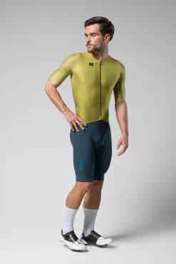 Gravel | Carretera>GOBIK MAILLOT MANGA CORTA ATTITUDE 2.0 HOMBRE SPLIT GREEN SplitGreen