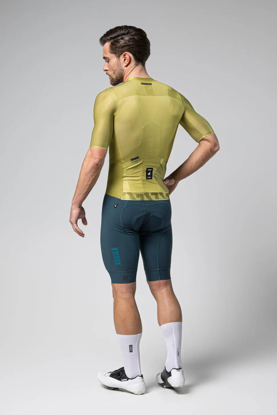 Gravel | Carretera>GOBIK MAILLOT MANGA CORTA ATTITUDE 2.0 HOMBRE SPLIT GREEN SplitGreen