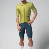 Gravel | Carretera>GOBIK MAILLOT MANGA CORTA MAGNITUDE HOMBRE SPLIT GREEN