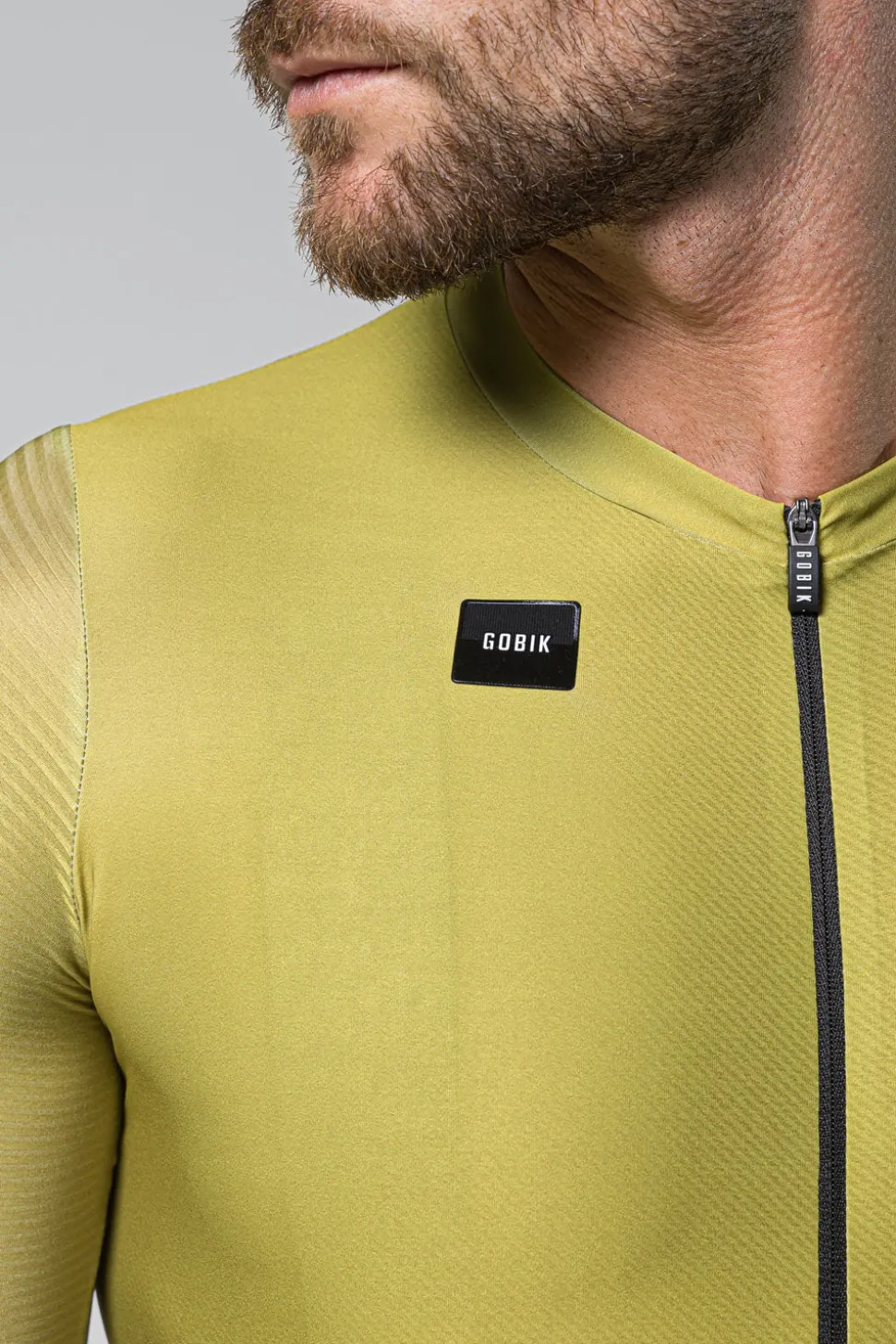 Gravel | Carretera>GOBIK MAILLOT MANGA CORTA MAGNITUDE HOMBRE SPLIT GREEN