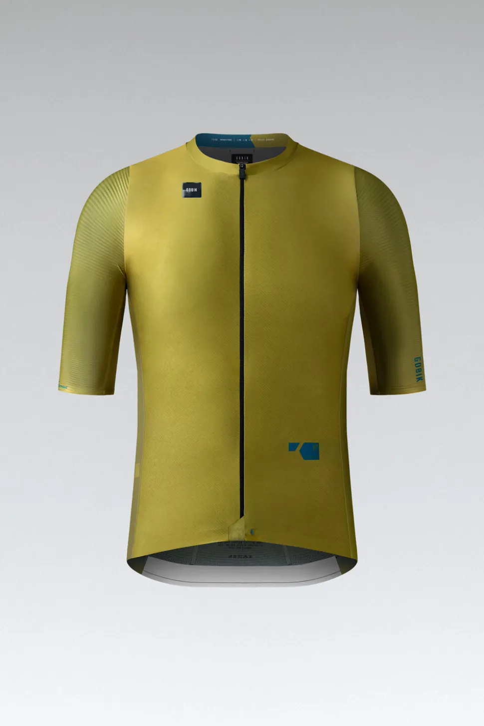 Gravel | Carretera>GOBIK MAILLOT MANGA CORTA MAGNITUDE HOMBRE SPLIT GREEN
