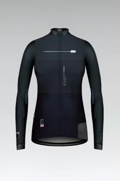 Maillots Largos>GOBIK MAILLOT MANGA LARGA COBBLE MUJER DARK COAL