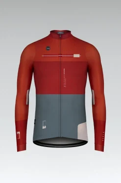 Maillots Largos>GOBIK MAILLOT MANGA LARGA COBBLE HOMBRE CRIMSON
