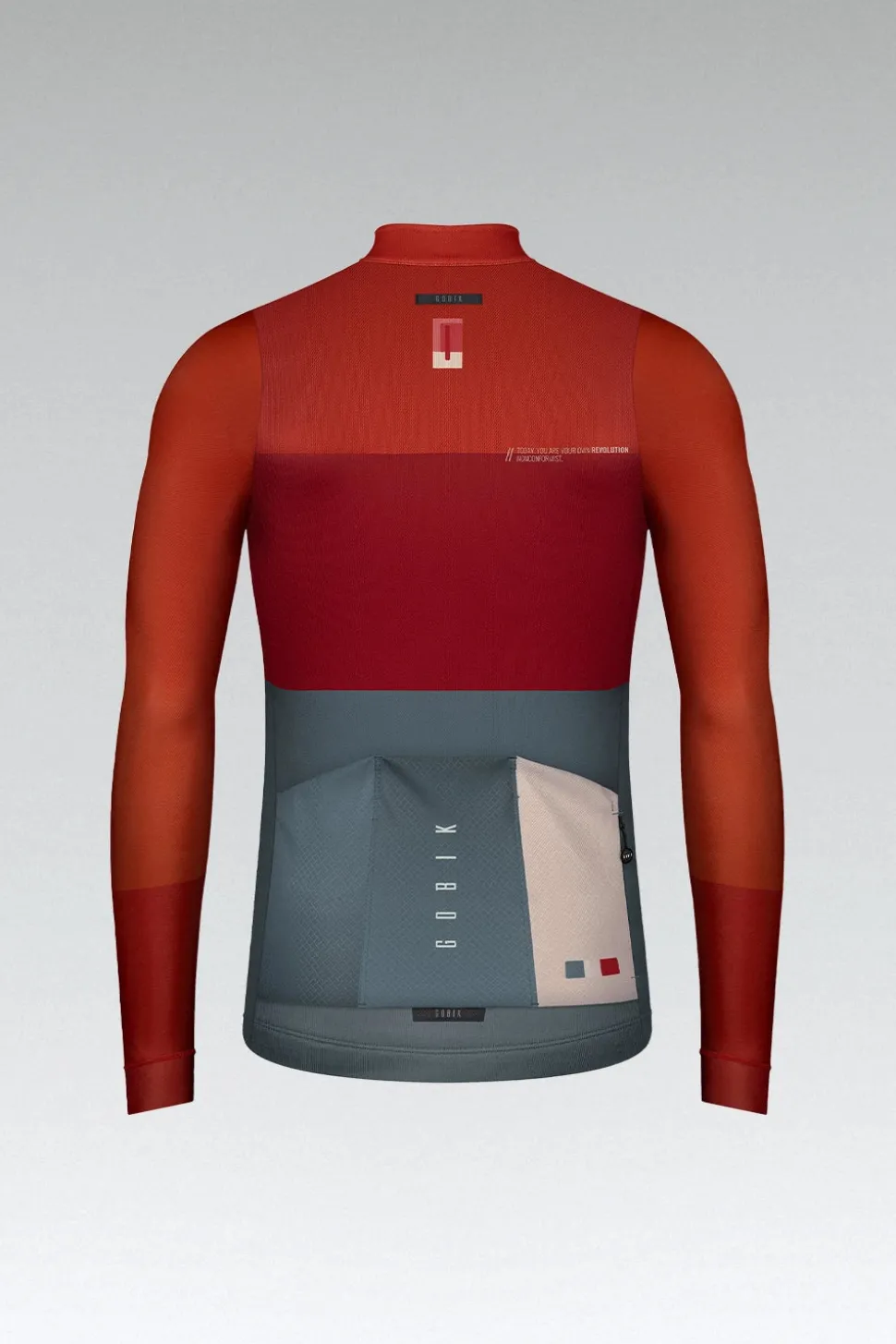 Maillots Largos>GOBIK MAILLOT MANGA LARGA COBBLE HOMBRE CRIMSON