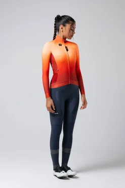 Mtb | Gravel>GOBIK MAILLOT MANGA LARGA HYDER MUJER Tangelo