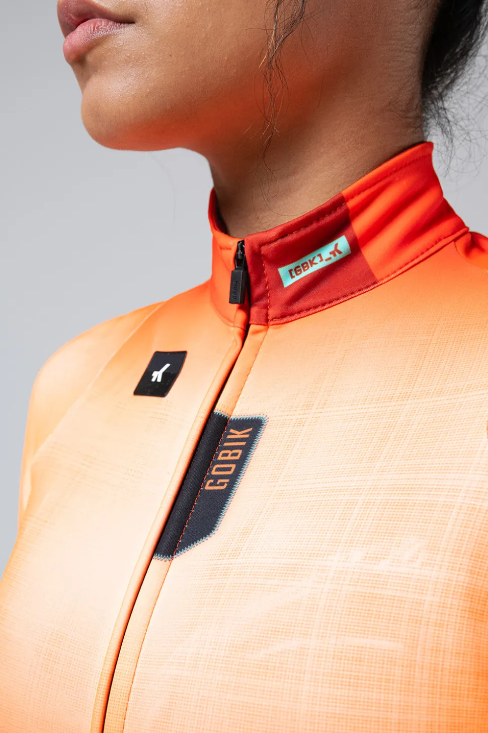 Mtb | Gravel>GOBIK MAILLOT MANGA LARGA HYDER MUJER Tangelo