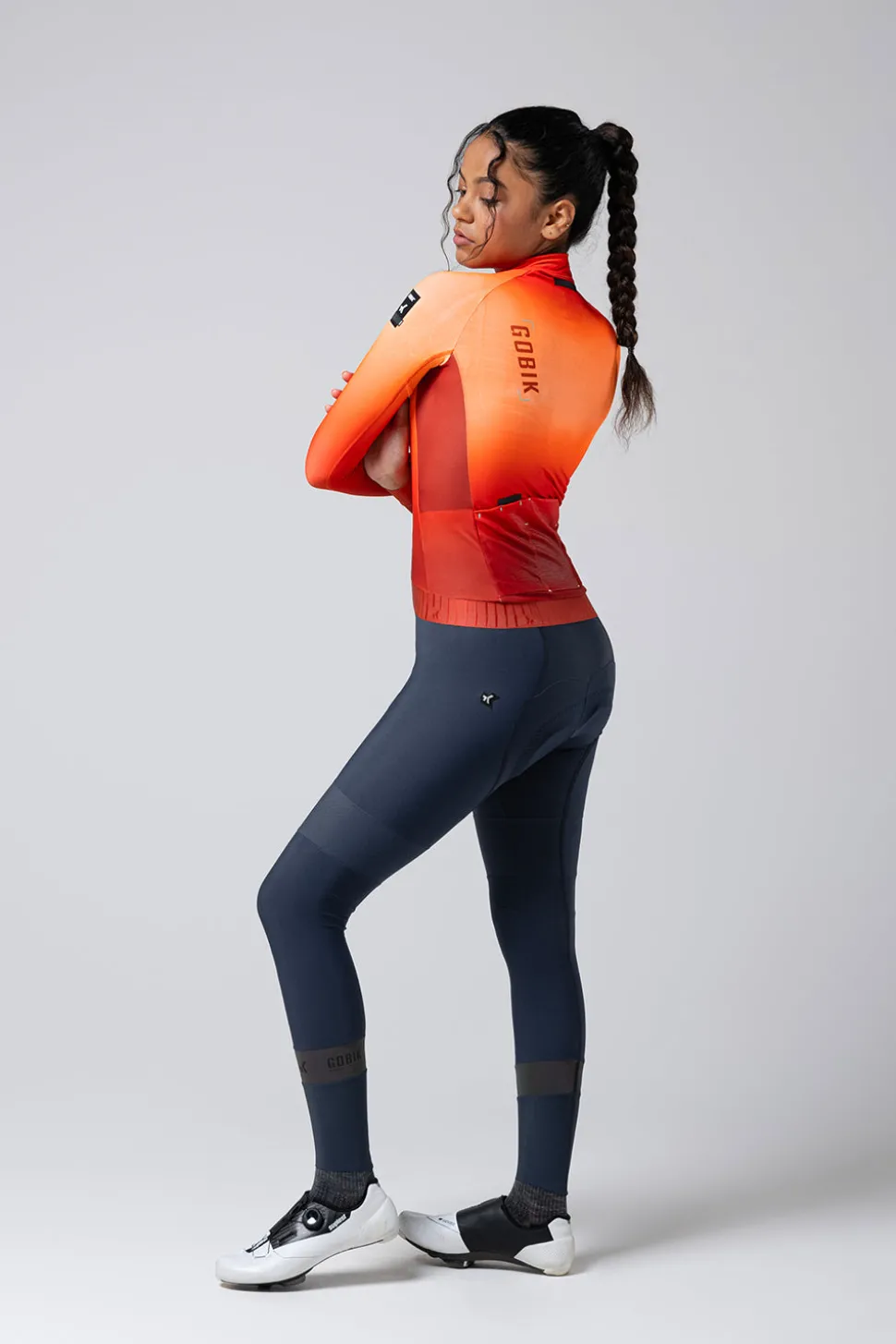 Mtb | Gravel>GOBIK MAILLOT MANGA LARGA HYDER MUJER Tangelo