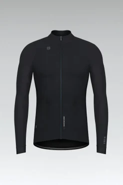 Maillots Largos>GOBIK MAILLOT MANGA LARGA PACER SOLID HOMBRE JET BLACK