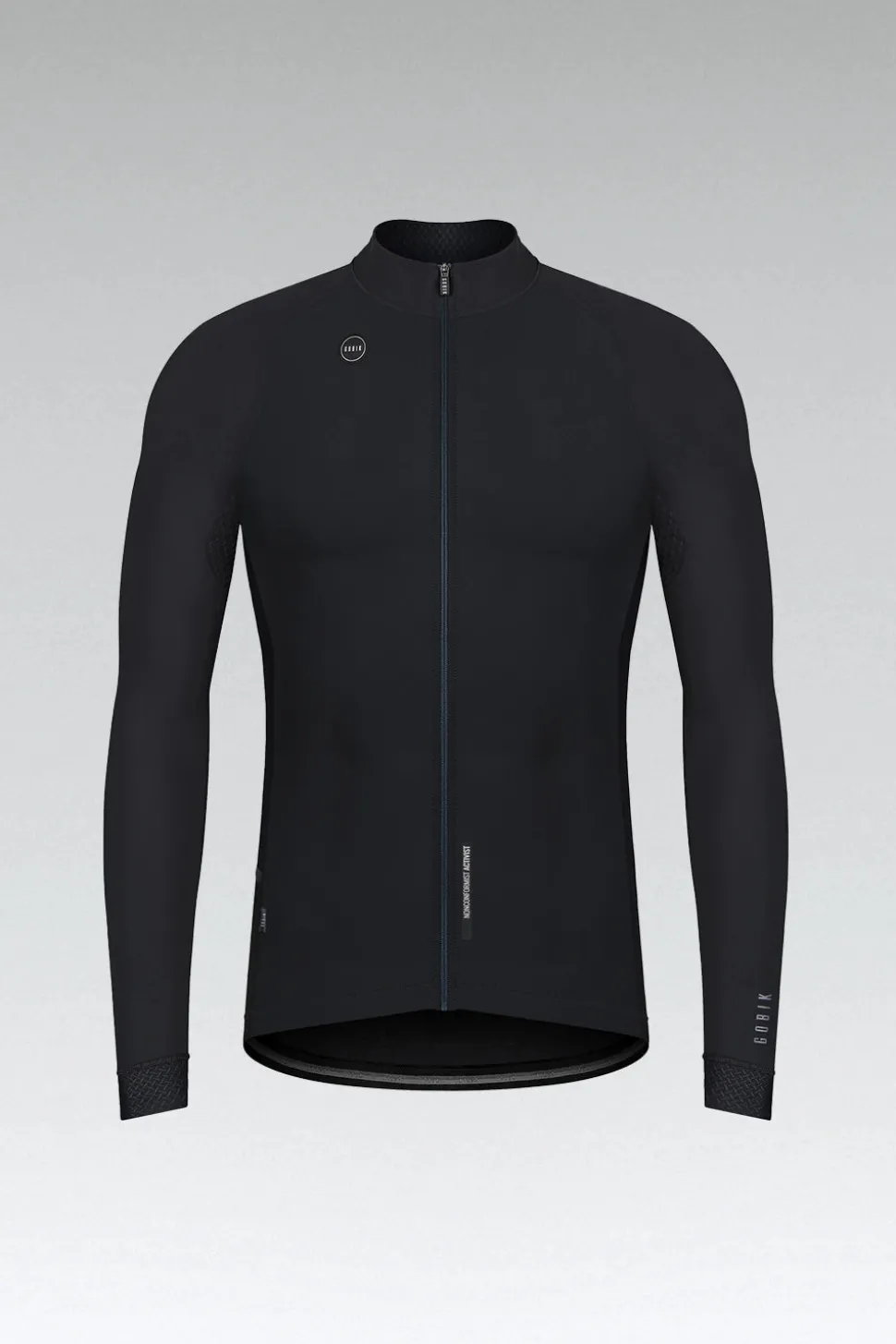 Maillots Largos>GOBIK MAILLOT MANGA LARGA PACER SOLID HOMBRE JET BLACK