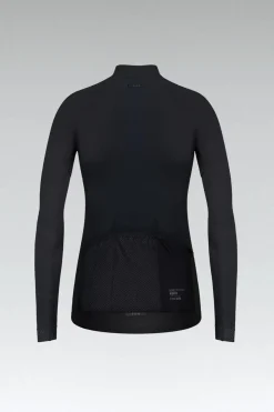 Maillots Largos>GOBIK MAILLOT MANGA LARGA PACER SOLID MUJER JET BLACK