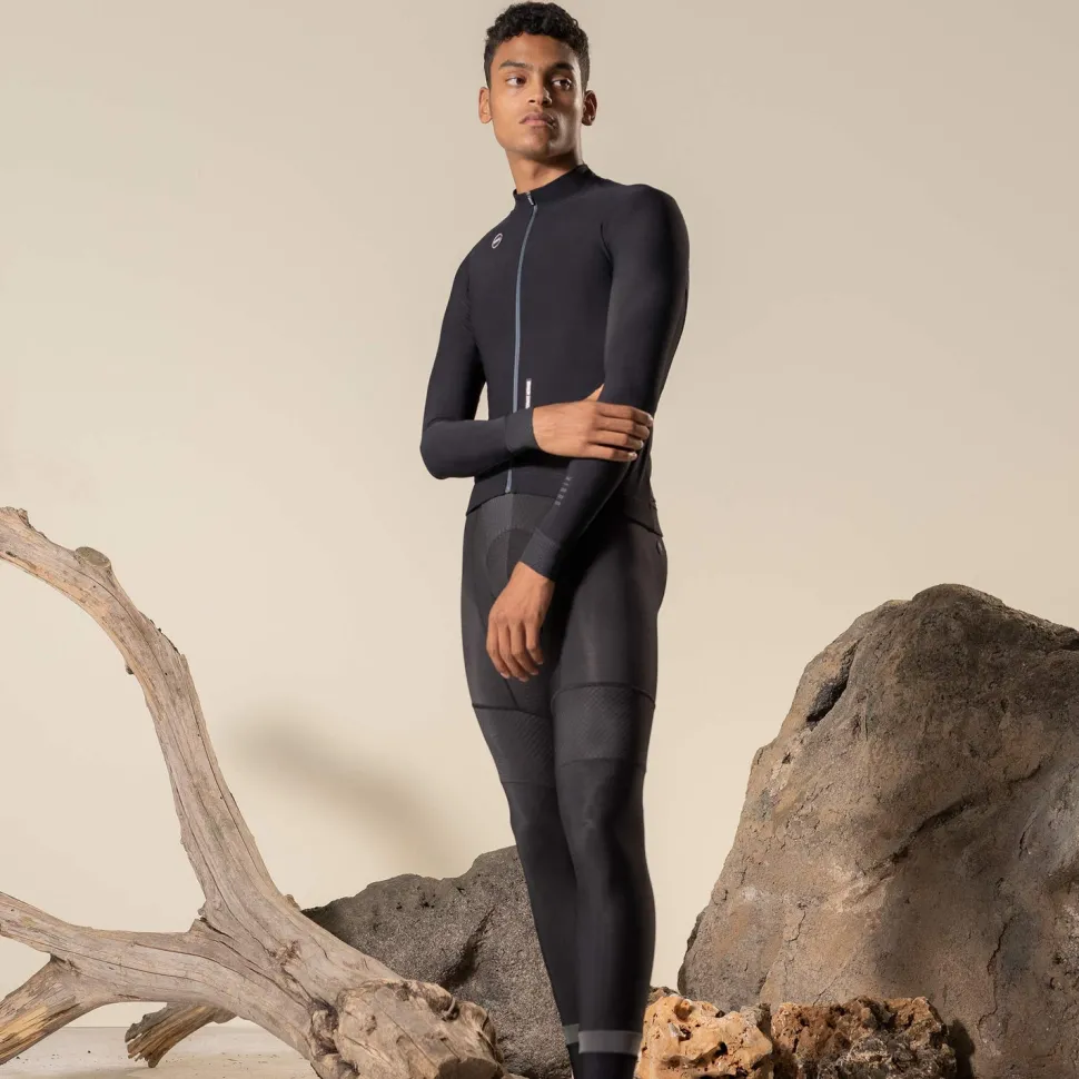 Maillots Largos>GOBIK MAILLOT MANGA LARGA PACER SOLID HOMBRE JET BLACK