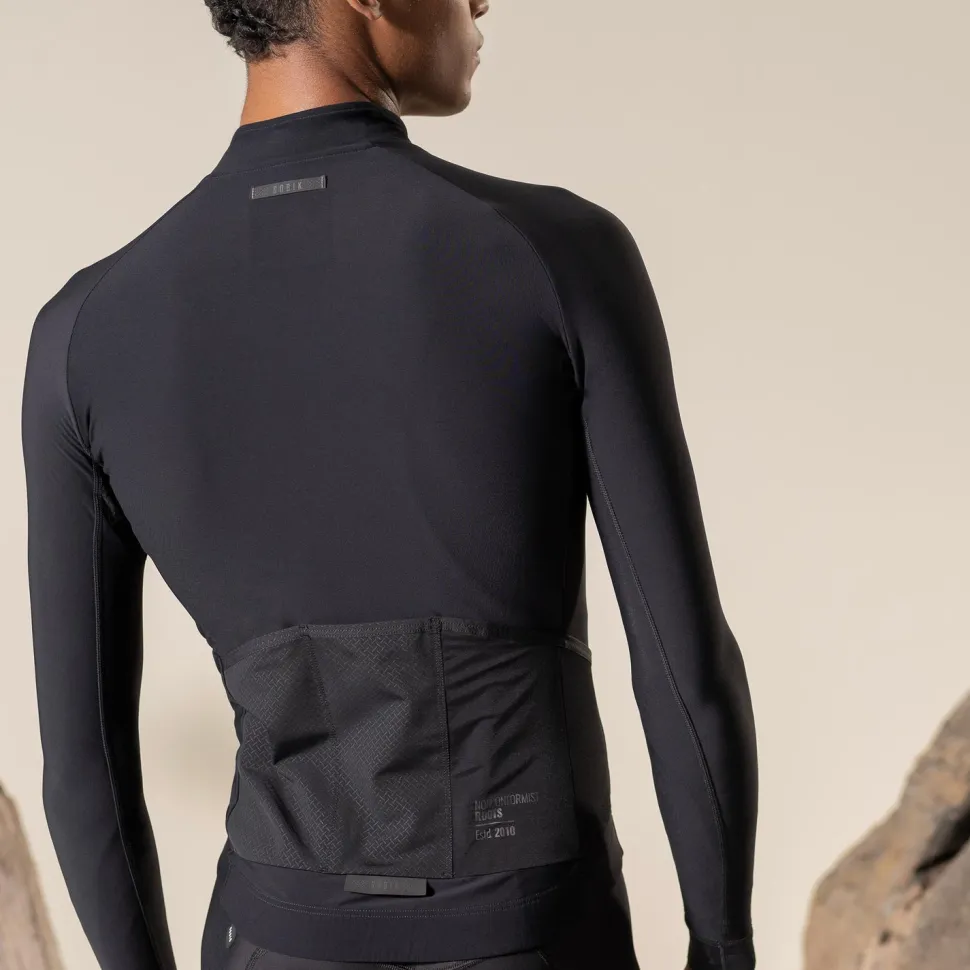 Maillots Largos>GOBIK MAILLOT MANGA LARGA PACER SOLID HOMBRE JET BLACK