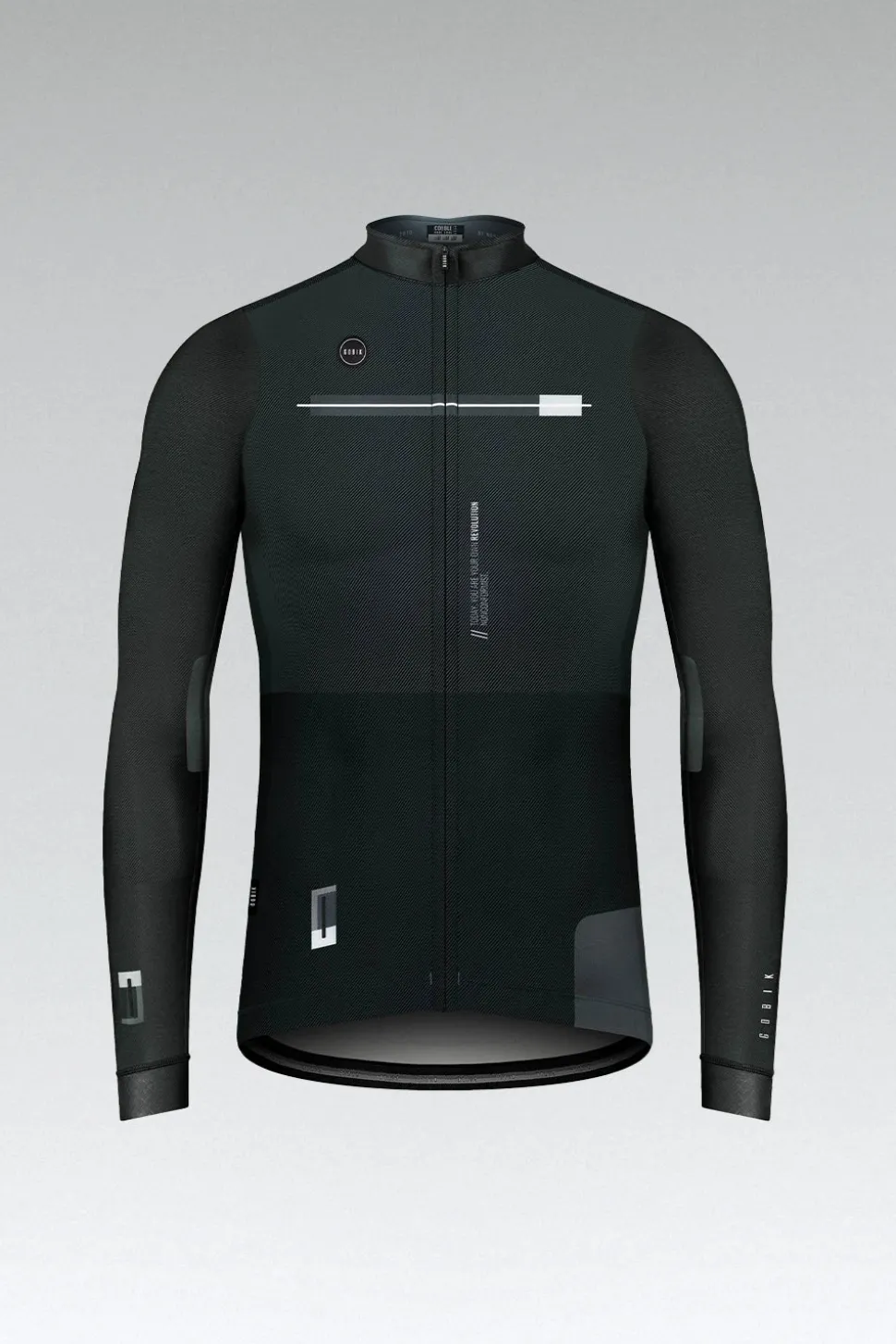 Maillots Largos>GOBIK MAILLOT MANGA LARGA SUPERCOBBLE HOMBRE DARK COAL