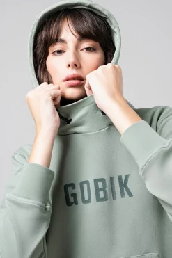 Lifestyle>GOBIK SUDADERA CON CAPUCHA TRAILBLAZE MUJER ICEBERG GREEN IcebergGreen