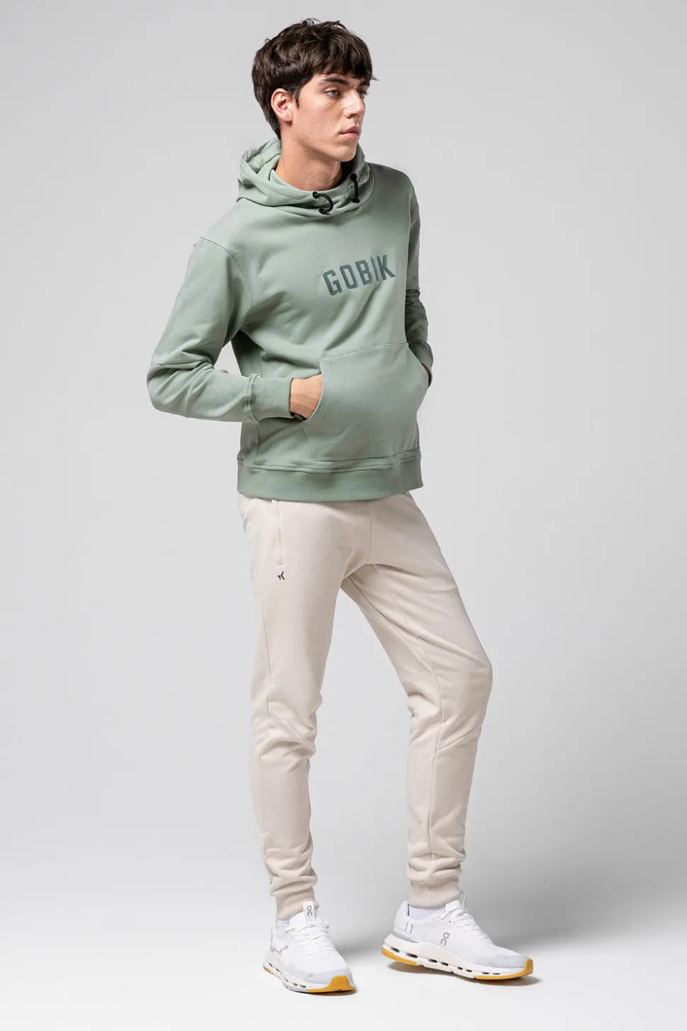Lifestyle>GOBIK SUDADERA CON CAPUCHA TRAILBLAZE HOMBRE ICEBERG GREEN IcebergGreen