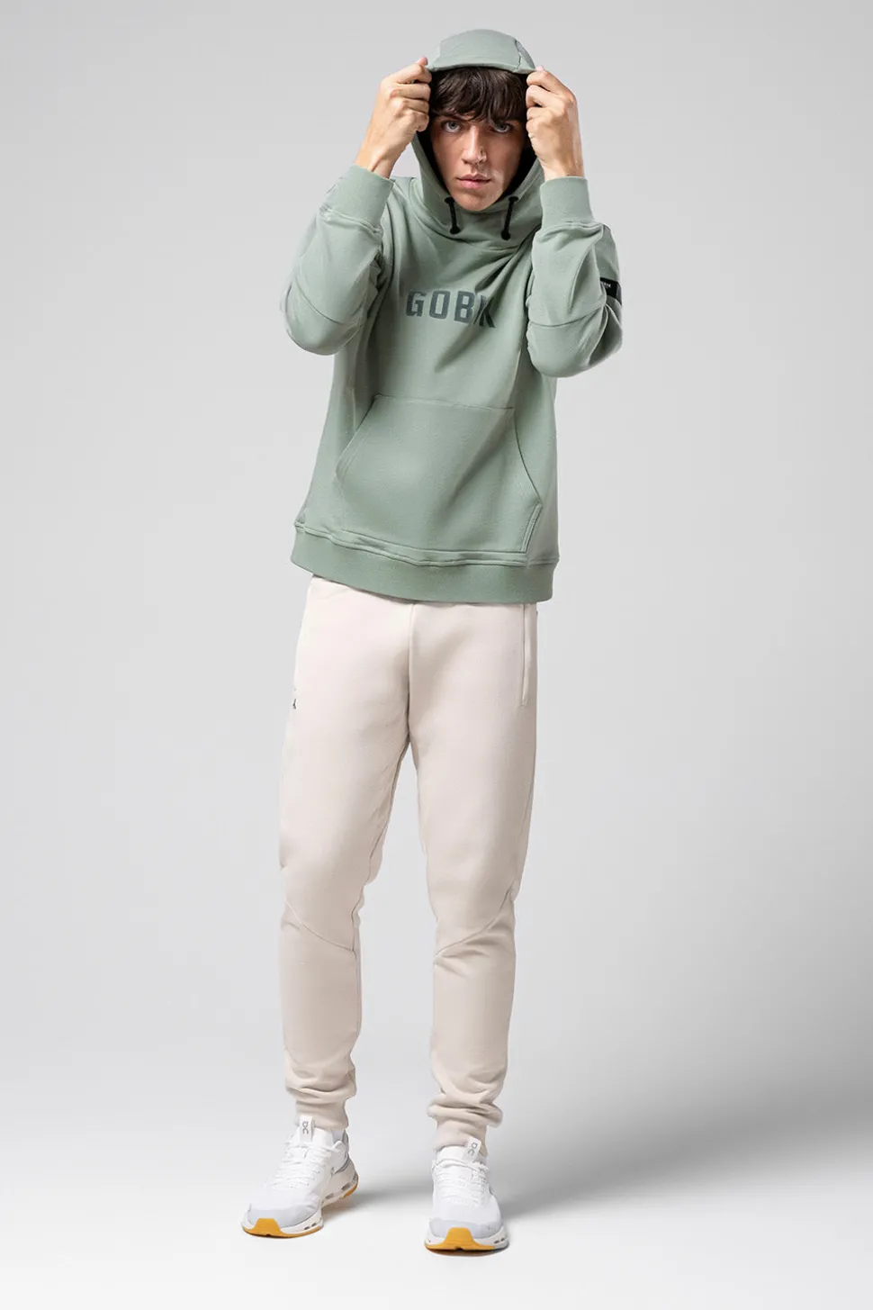 Lifestyle>GOBIK SUDADERA CON CAPUCHA TRAILBLAZE HOMBRE ICEBERG GREEN IcebergGreen