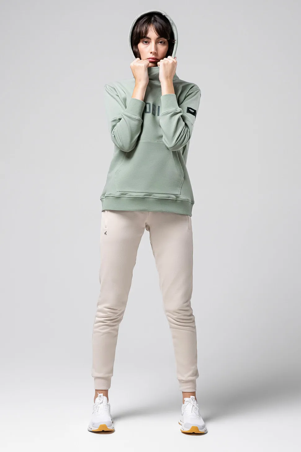 Lifestyle>GOBIK SUDADERA CON CAPUCHA TRAILBLAZE MUJER ICEBERG GREEN IcebergGreen