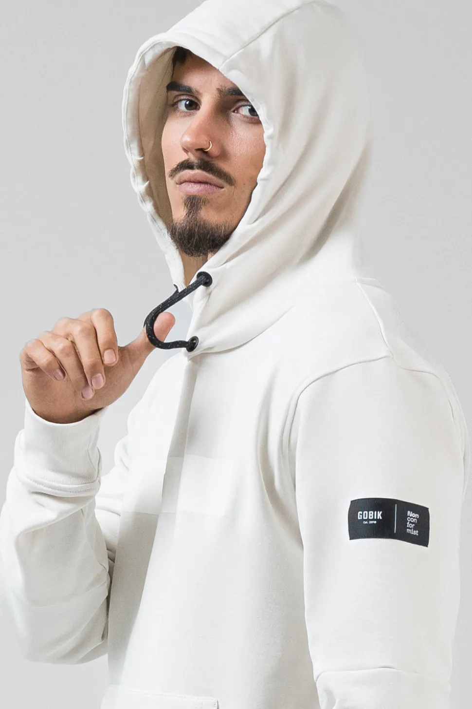 Lifestyle>GOBIK SUDADERA CON CAPUCHA TRAILBLAZE HOMBRE CROSSBAR TOFU CrossbarTofu